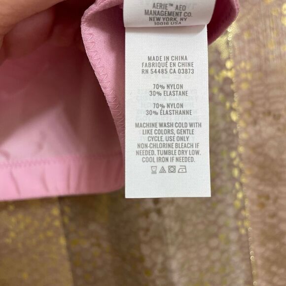 Aerie SMOOTHEZ Light Pink Cropped Bralette T Shirt, Medium NWT - Picture 6 of 7